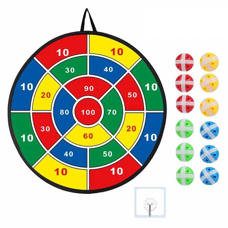 Dart med klisterbollar