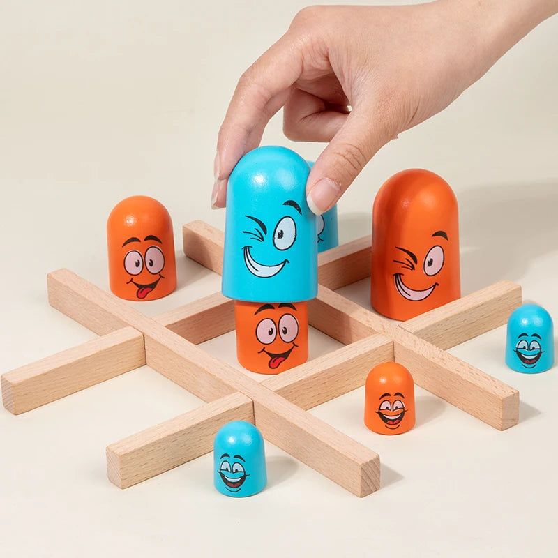 Tre i rad figurer