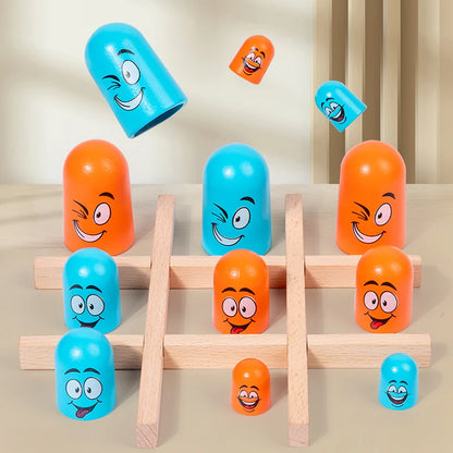 Tre i rad figurer